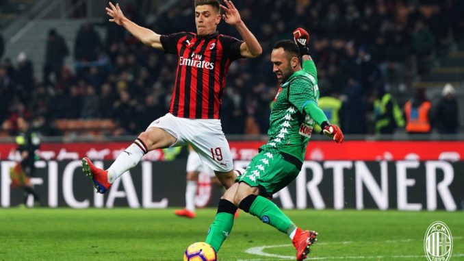 Piatek AC Milan debut Piatek AC Milan debut