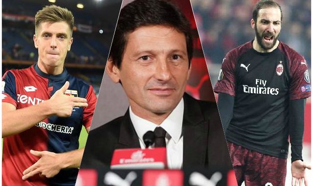 Piatek Higain Leonardo AC Milan transfer news Piatek Higain Leonardo AC Milan transfer news