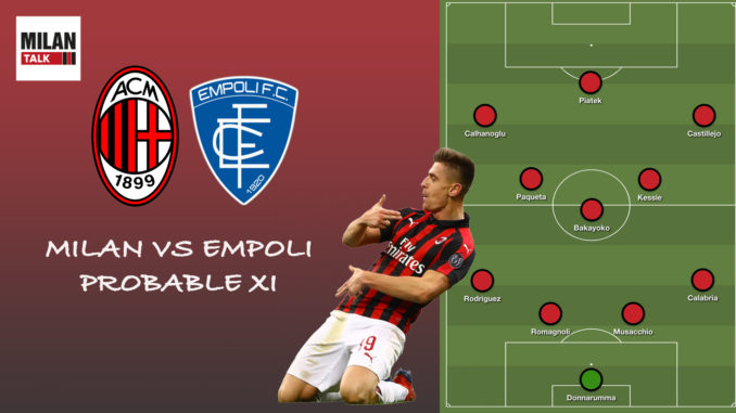 Milan XI vs Empoli