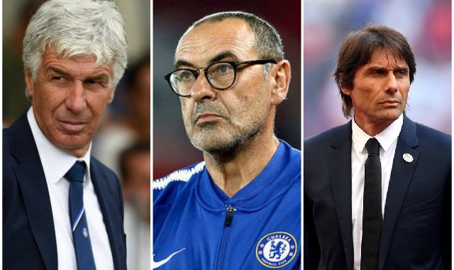 Gasperini Sarri Conte AC Milan Gasperini Sarri Conte AC Milan