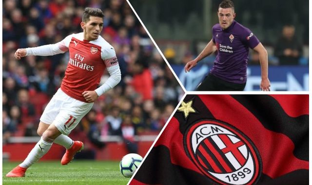 Torreira-Veretout-AC-Milan Torreira-Veretout-AC-Milan
