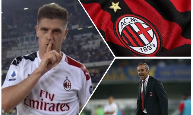 Milan-Piatek-Giampaolo-Verona Milan-Piatek-Giampaolo-Verona