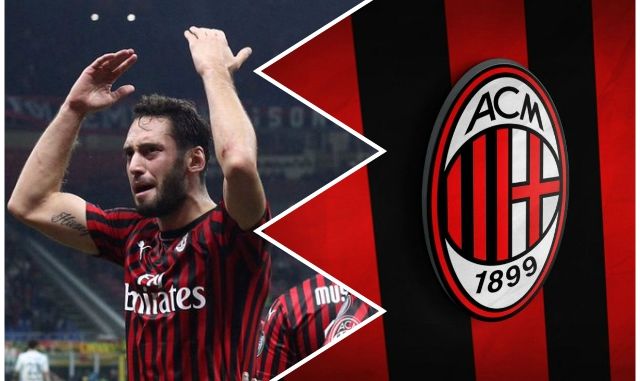 Calhanoglu-Milan-Lecce Calhanoglu-Milan-Lecce