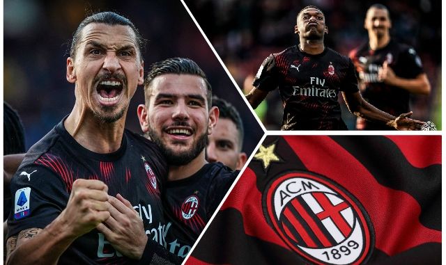 Ibrahimovic-Leao-Milan-Cagliari Ibrahimovic Leao Milan Cagliari