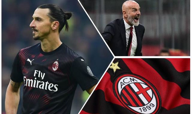 Ibrahimovic-Pioli-AC-Milan Ibrahimovic-Pioli-AC-Milan