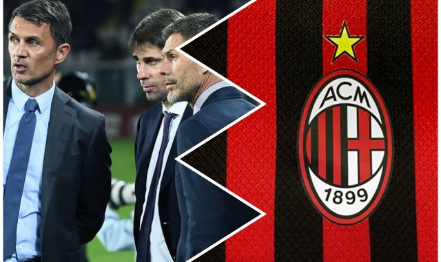 Maldini-Boban-Massara-Milan Maldini Boban Massara Milan
