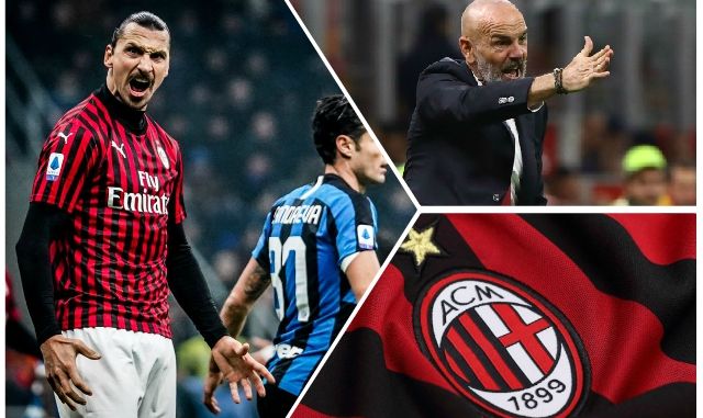 Ibrahimovic-Pioli-Milan-Inter Ibrahimovic Pioli Milan Inter