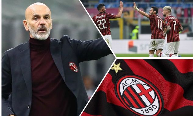 Pioli-Calhanoglu-Milan-Verona Pioli Calhanoglu Milan Verona